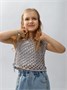 Жилет вязаный сетка детский Amarobaby MESH, цвет серый AB-OD24-KNIT10M/11-128