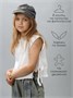Жилет вязаный детский Amarobaby BOW, цвет белый AB-OD24-KNIT10B/00-128