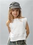 Жилет вязаный детский Amarobaby BOW, цвет белый AB-OD24-KNIT10B/00-128