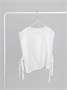 Жилет вязаный детский Amarobaby BOW, цвет белый AB-OD24-KNIT10B/00-128