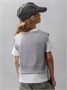 Жилет вязаный детский Amarobaby BOW, цвет серый AB-OD24-KNIT10B/11-128
