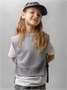 Жилет вязаный детский Amarobaby BOW, цвет серый AB-OD24-KNIT10B/11-128