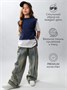 Жилет вязаный детский Amarobaby BOW, цвет синий AB-OD24-KNIT10B/20-128