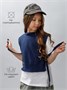 Жилет вязаный детский Amarobaby BOW, цвет синий AB-OD24-KNIT10B/20-128