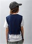 Жилет вязаный детский Amarobaby BOW, цвет синий AB-OD24-KNIT10B/20-128