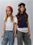 Жилет вязаный детский Amarobaby BOW, цвет синий AB-OD24-KNIT10B/20-128