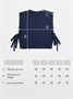 Жилет вязаный детский Amarobaby BOW, цвет синий AB-OD24-KNIT10B/20-128