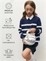 Свитер детский вязаный Amarobaby STRIP, цвет синий AB-OD24-S26/20-128