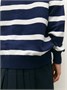 Свитер детский вязаный Amarobaby STRIP, цвет синий AB-OD24-S26/20-128
