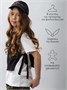 Жилет вязаный детский Amarobaby BOW, цвет черный AB-OD24-KNIT10B/09-128