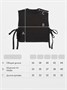 Жилет вязаный детский Amarobaby BOW, цвет черный AB-OD24-KNIT10B/09-128