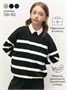 Свитер детский вязаный Amarobaby STRIP, цвет черный AB-OD24-S26/09-128