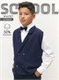 Жилет Amarobaby Pure Love School Vest, вязаный, синий AB-OD24-PLSV1001/20-128