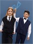 Жилет Amarobaby Pure Love School Vest, вязаный, синий AB-OD24-PLSV1001/20-128