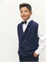 Жилет Amarobaby Pure Love School Vest, вязаный, синий AB-OD24-PLSV1001/20-128