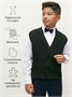 Жилет Amarobaby Pure Love School Vest, вязаный, черный AB-OD24-PLSV1001/09-128