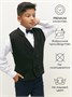 Жилет Amarobaby Pure Love School Vest, вязаный, черный AB-OD24-PLSV1001/09-128