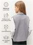 Жилет Amarobaby Pure Love School Vest, вязаный, серый AB-OD24-PLSV1001/11-128