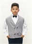 Жилет Amarobaby Pure Love School Vest, вязаный, серый AB-OD24-PLSV1001/11-128