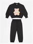 Костюм детский с принтом мишки Amarobaby TEDDY, цвет черный AB-OD24-T11/09-98