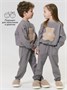 Костюм детский с принтом мишки Amarobaby TEDDY, цвет серый AB-OD24-T11/11-98