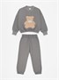 Костюм детский с принтом мишки Amarobaby TEDDY, цвет серый AB-OD24-T11/11-98