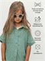 Костюм детский муслиновый Amarobaby EASY, цвет мятный AB-OD24-E2201/32-104