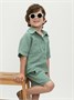 Костюм детский муслиновый Amarobaby EASY, цвет мятный AB-OD24-E2201/32-104