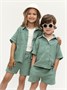 Костюм детский муслиновый Amarobaby EASY, цвет мятный AB-OD24-E2201/32-104