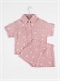 Костюм детский муслиновый Amarobaby EASY, цвет розовый AB-OD24-E2201/06-104