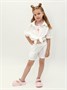 Костюм детский муслиновый Amarobaby EASY, цвет белый AB-OD24-E2201/00-104