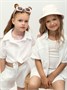 Костюм детский муслиновый Amarobaby EASY, цвет белый AB-OD24-E2201/00-104
