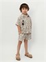 Костюм детский муслиновый Amarobaby EASY, цвет леопард AB-OD24-E2201/23-104