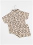 Костюм детский муслиновый Amarobaby EASY, цвет леопард AB-OD24-E2201/23-104