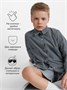 Рубашка детская вельветовая Amarobaby VELVET, цвет серо-голубой AB-OD23-V33/44-122