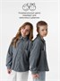 Рубашка детская вельветовая Amarobaby VELVET, цвет серо-голубой AB-OD23-V33/44-122