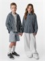 Рубашка детская вельветовая Amarobaby VELVET, цвет серо-голубой AB-OD23-V33/44-122