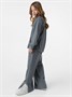 Брюки детские вельветовые с разрезом Amarobaby WIDE, цвет серо-голубой AB-OD23-W6/44-122