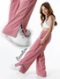 Брюки детские вельветовые с разрезом Amarobaby WIDE, цвет розовый AB-OD23-W6/06-122