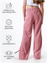 Брюки детские вельветовые с разрезом Amarobaby WIDE, цвет розовый AB-OD23-W6/06-122