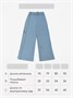 Брюки детские вельветовые с разрезом Amarobaby WIDE, цвет голубой AB-OD23-W6/19-122