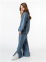Брюки детские вельветовые с разрезом Amarobaby WIDE, цвет голубой AB-OD23-W6/19-122