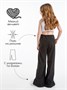 Брюки детские вельветовые с разрезом Amarobaby WIDE, цвет черный AB-OD23-W6/09-122