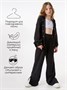 Брюки детские вельветовые с разрезом Amarobaby WIDE, цвет черный AB-OD23-W6/09-122