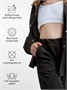 Брюки детские вельветовые с разрезом Amarobaby WIDE, цвет черный AB-OD23-W6/09-122