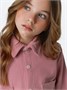 Рубашка детская вельветовая Amarobaby VELVET, цвет розовый AB-OD23-V33/06-122