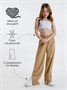 Брюки детские вельветовые с разрезом Amarobaby WIDE, цвет бежевый AB-OD23-W6/03-122