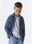 Рубашка детская вельветовая Amarobaby VELVET, цвет голубой AB-OD23-V33/19-122
