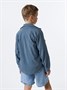 Рубашка детская вельветовая Amarobaby VELVET, цвет голубой AB-OD23-V33/19-122