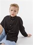 Рубашка детская вельветовая Amarobaby VELVET, цвет черный AB-OD23-V33/09-122